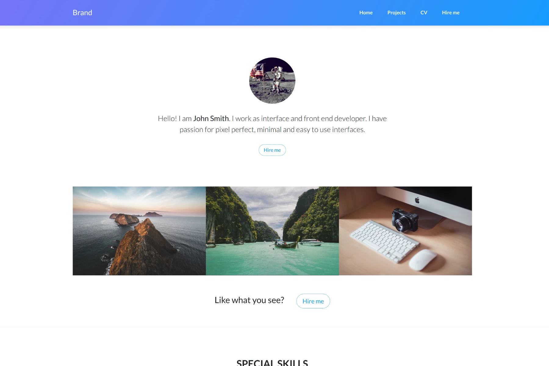 Landing Page